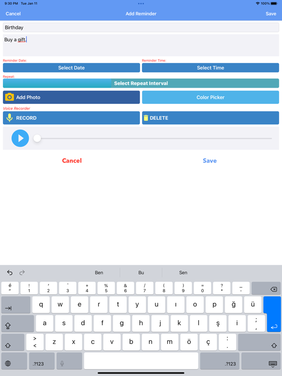 Screenshot #6 pour Rappel: liste de tâches et tâc