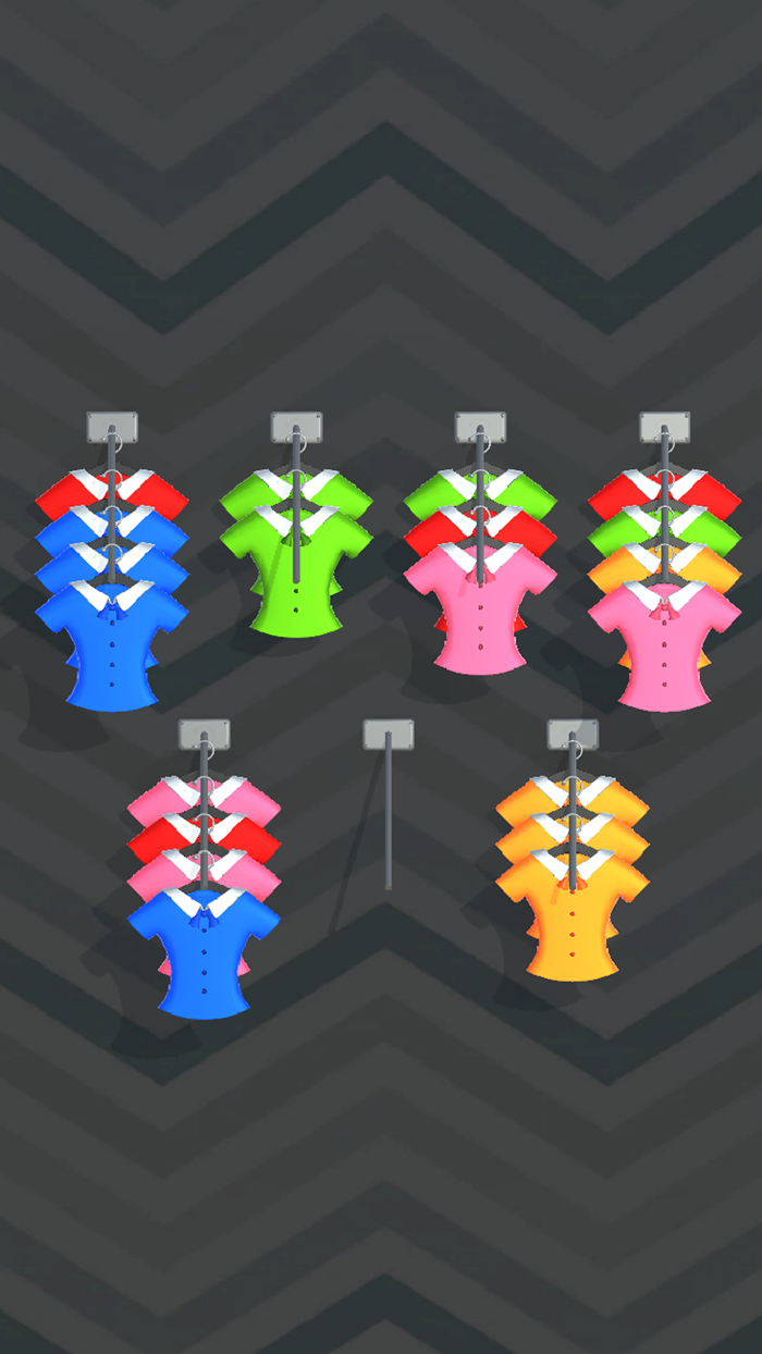 Clothes Sort 3D - Color Puzzle