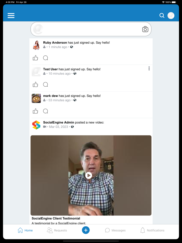 SocialEngine Mobile App by SNS