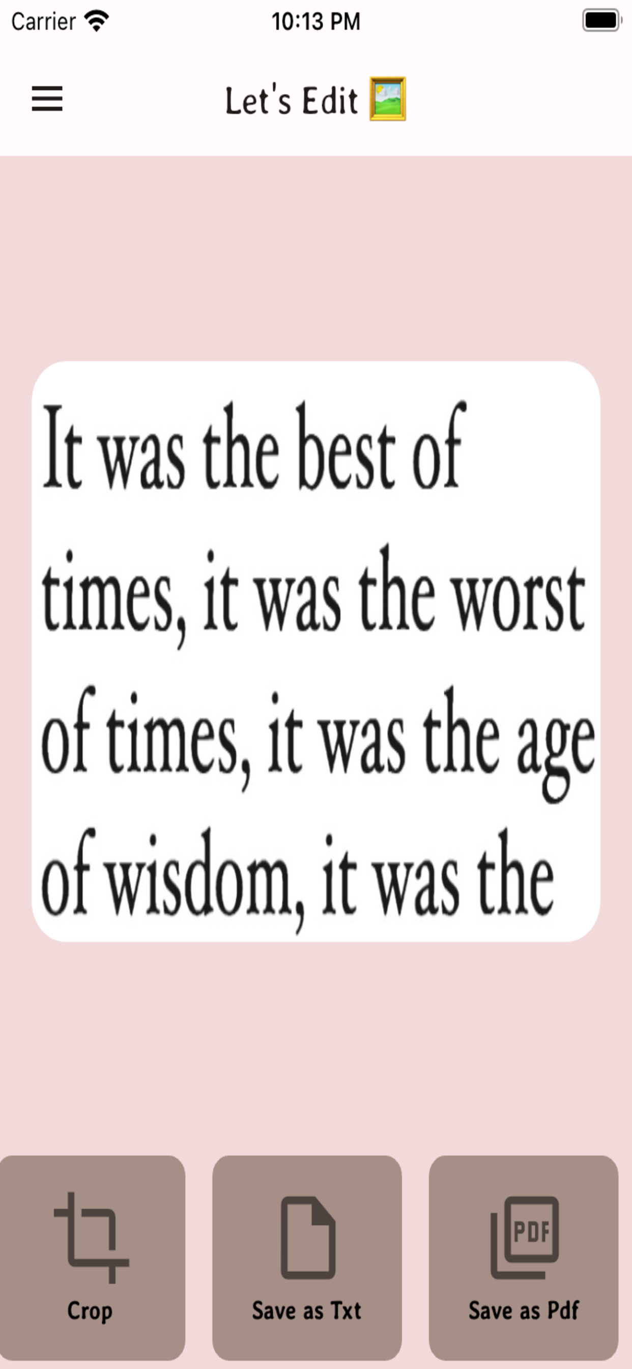 Copy Text From Image
