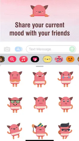 Game screenshot Cute Kawaii Stickers iMessage apk