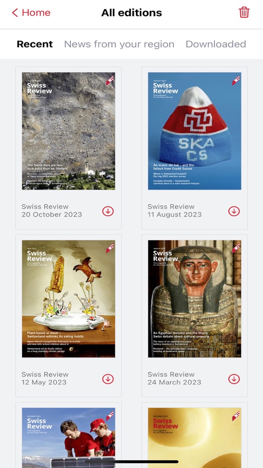 #8. Swiss Review (iOS) By: Auslandschweizer-Organisation