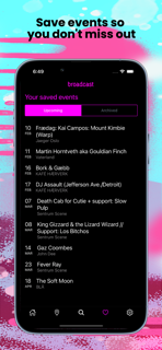 Broadcast: Find live music screenshot 4