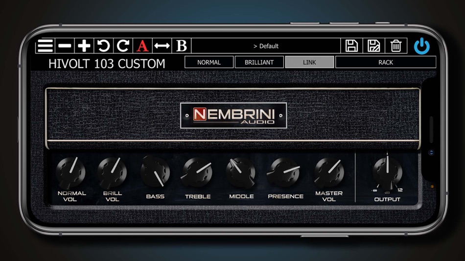 #1. Hivolt 103 Custom (iOS) By: Nembrini Audio