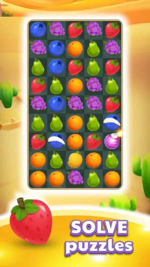 Match 3 games - Fruit match screenshot 3