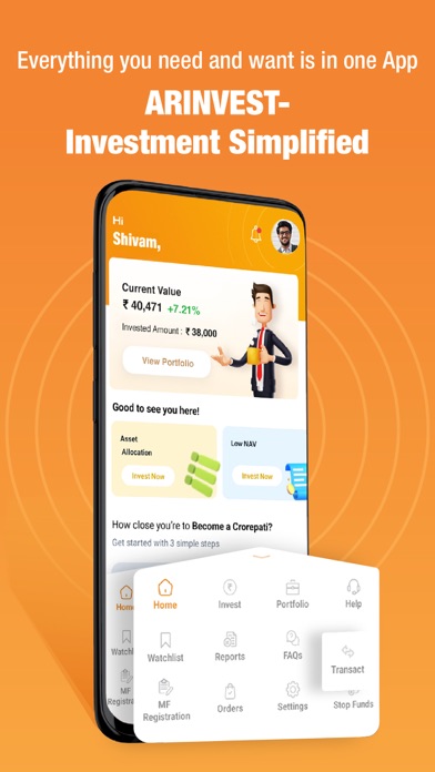 ARInvest: Mutual Funds & SIP Screenshot