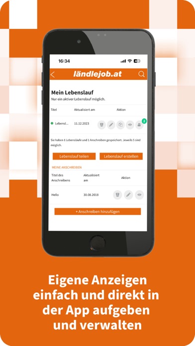 ländlejob.at - Jobs Vorarlberg Screenshot