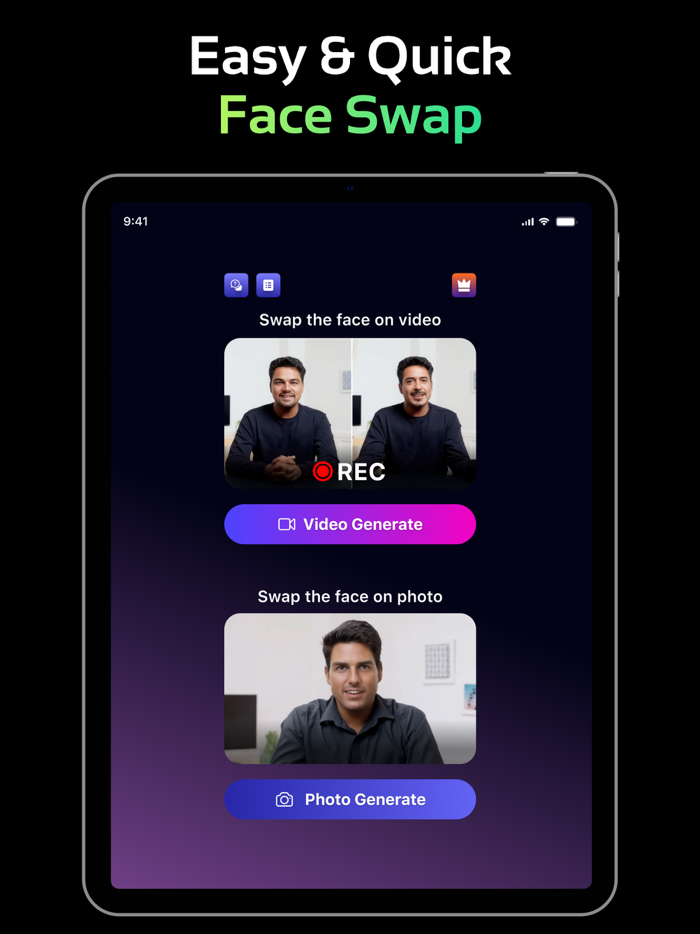 Face Swap Video Deep Fake AI