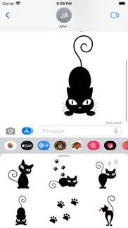 black funny cat stickers problems & solutions and troubleshooting guide - 3