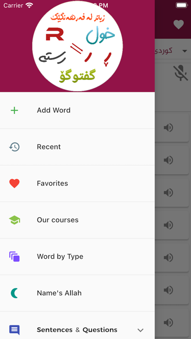 Ro'ya Dictionary Screenshot