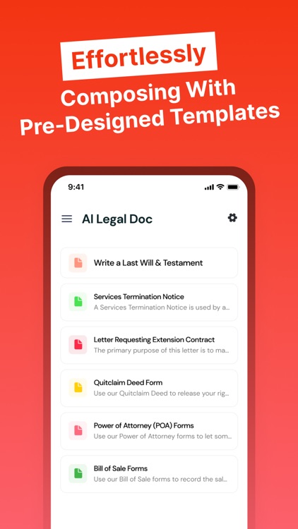 AI Legal Documents Generator