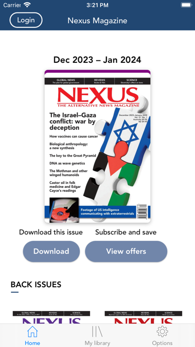 NEXUS MAGAZINE Screenshot