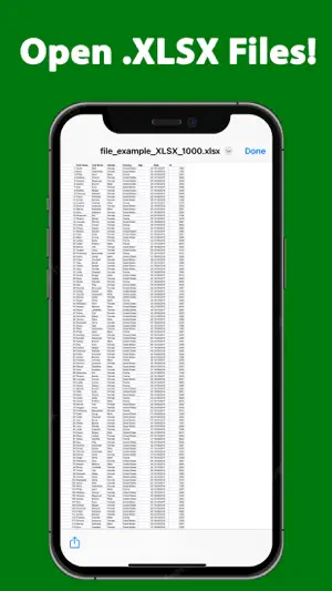 XLSX Reader Converter XLS PDF screenshot 3
