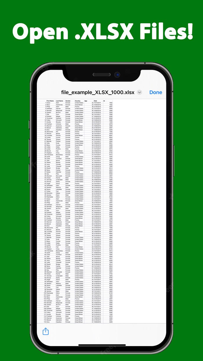 XLSX Reader Converter XLS PDF