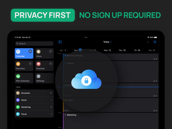 SuperPlanner: Daily Planner iPad screenshot 9 - Productivity app