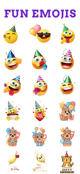 Game screenshot Happy Birthday Fun Emojis apk