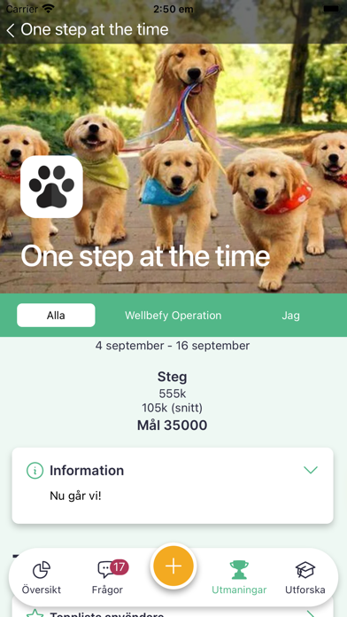 Wellbefy Screenshot