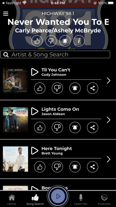 Highway 98.1 Country Screenshot