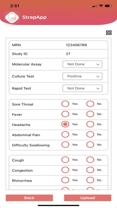 StrepApp Screenshot