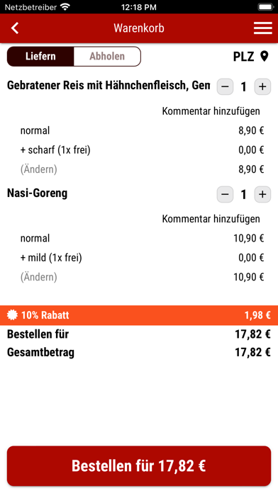 Food Express Amberg Screenshot