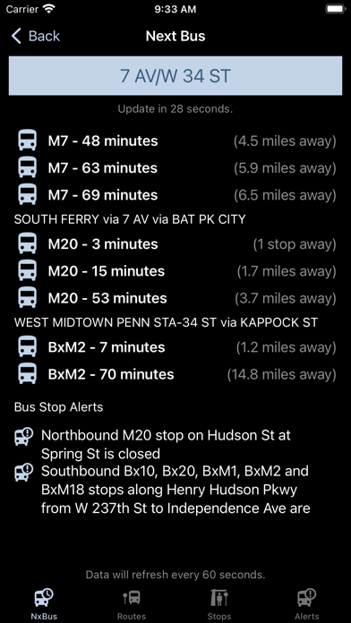 NxBusNY Screenshot