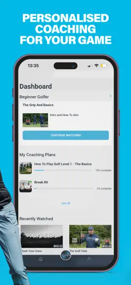 Game screenshot Me and My Golf: Coaching App apk