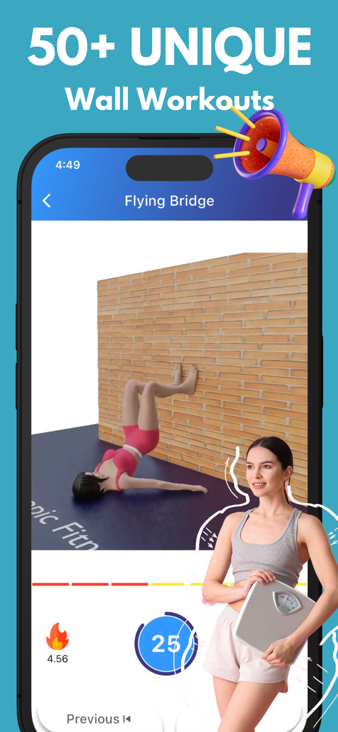 Wall Pilates Challenge and Fit
