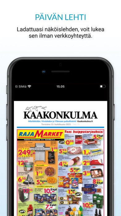 Kaakonkulma, päivän lehti Screenshot