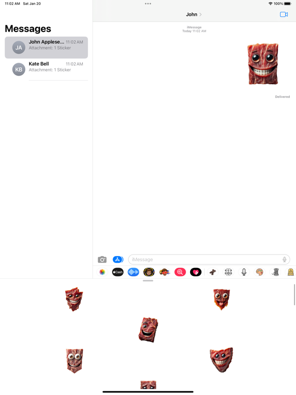 Screenshot #6 pour Biltong Stickers