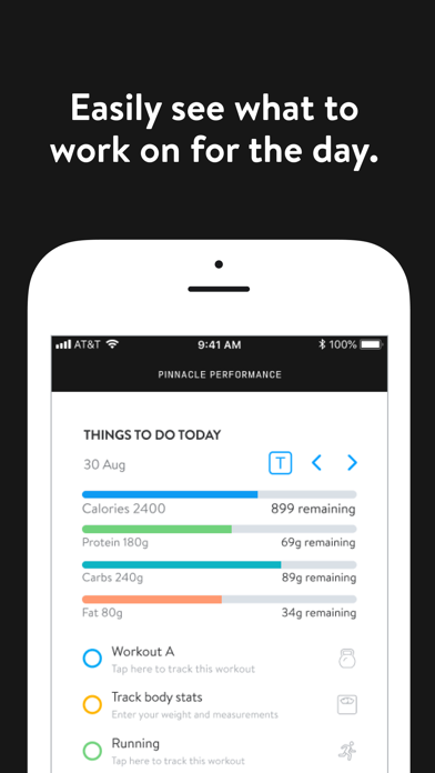 Pinnacle Performance Training Screenshot