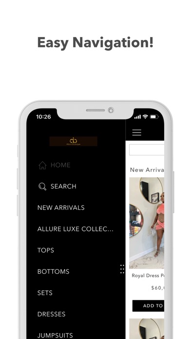Allure Boutique Store Screenshot
