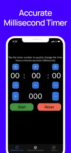 MillisecondTimer screenshot #1 for iPhone