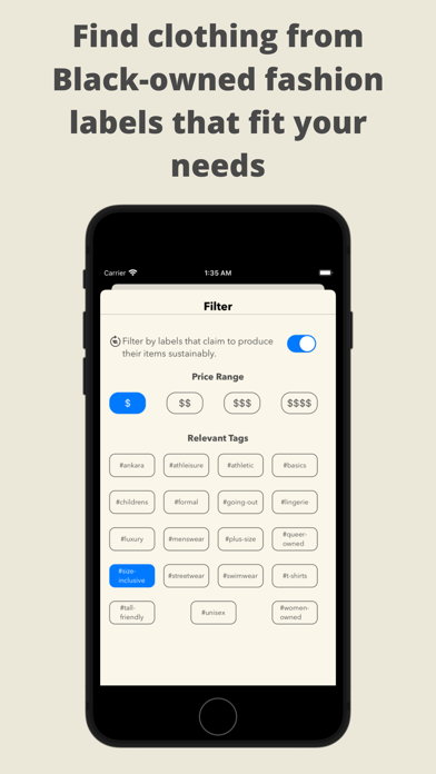 The Black Fashion Finder Screenshot