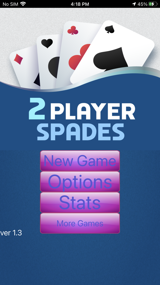 #1. 2 Player Spades (iOS) 由: PARIS PINKNEY