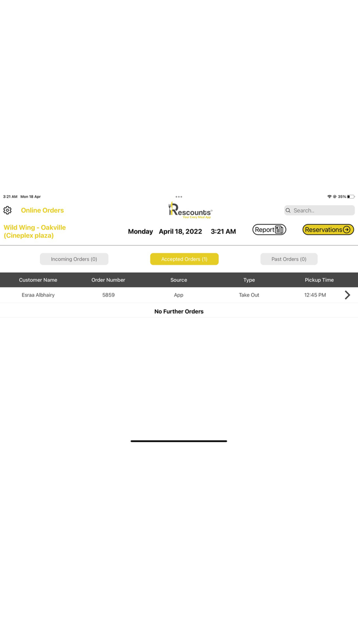 Rescounts Partner App