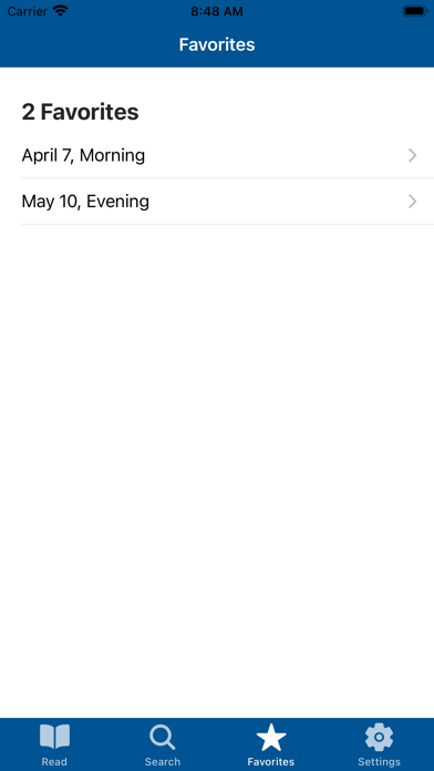 Spurgeon Morning and Evening Screenshot
