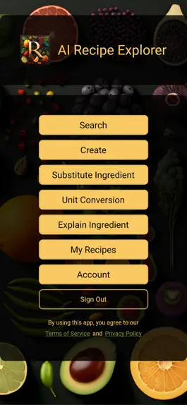Game screenshot AI Recipe Explorer mod apk