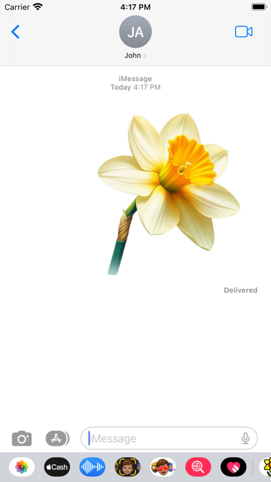 Daffodil Stickersのおすすめ画像3