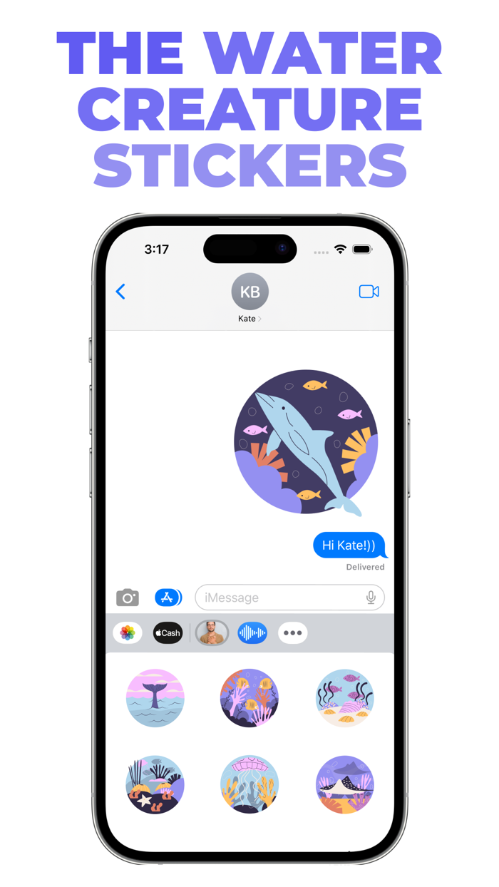 The Water Creature stickers