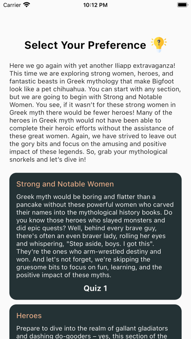 Greek Myths - Women + Heroes screenshot 3