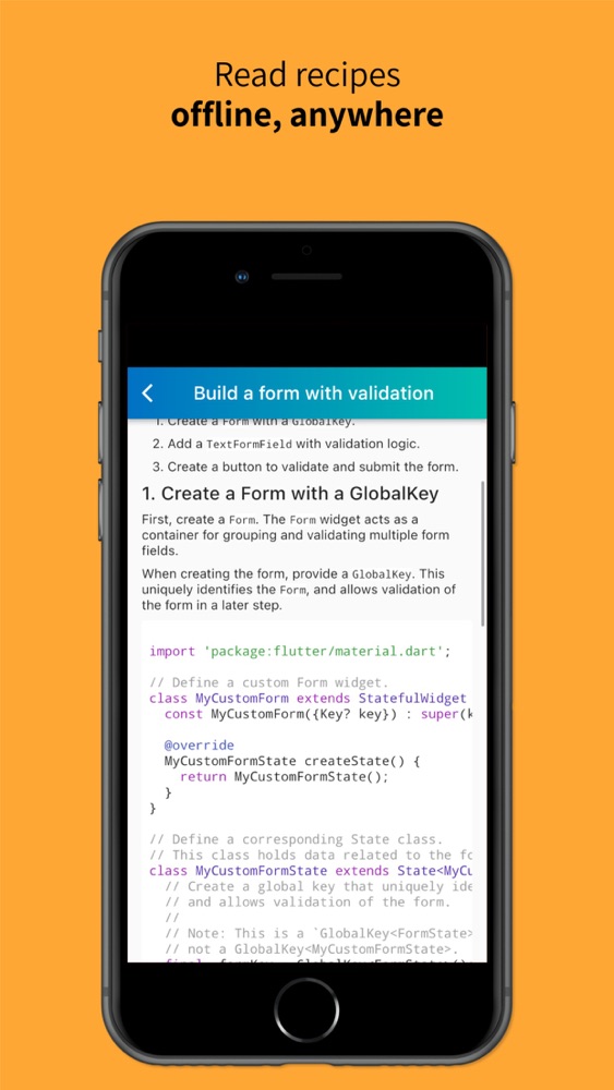 Flutter Offline Docs App for iPhone - Free Download Flutter Offline ...