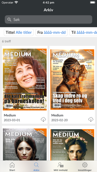 Magasinet Medium Screenshot