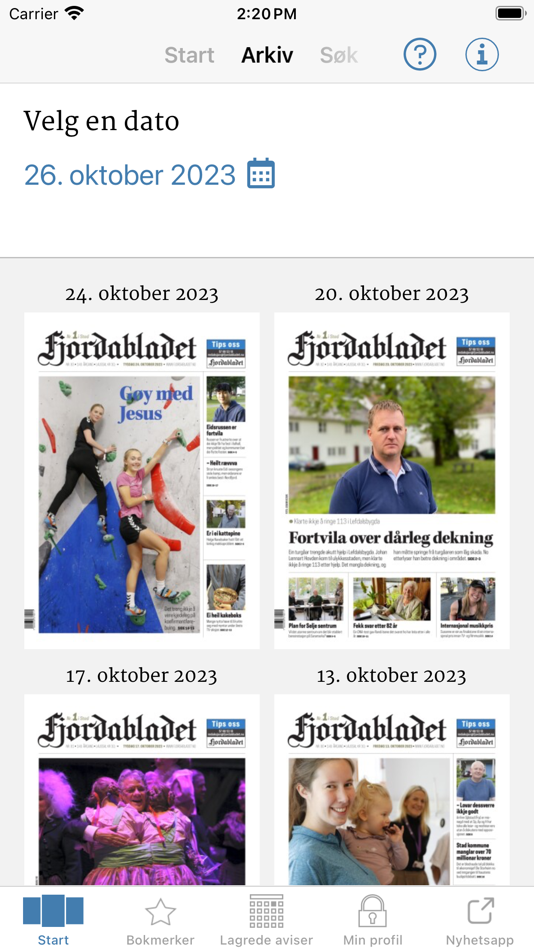 #2. Fjordabladet eAvis (iOS) Podle: Polaris Media ASA