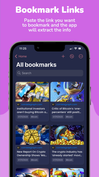 Bookmark Manager: Bookmarkify Screenshot