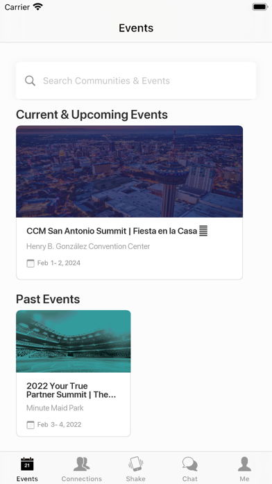 CCM San Antonio Summit Screenshot