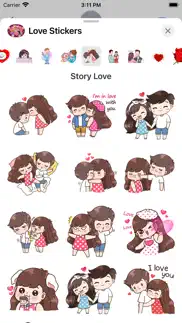 How to cancel & delete love expression stickers 3