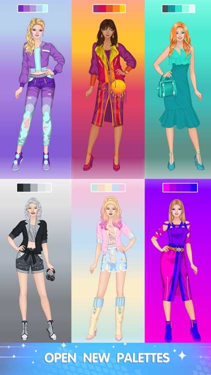 Palette Girl Dress Up Games screenshot-7