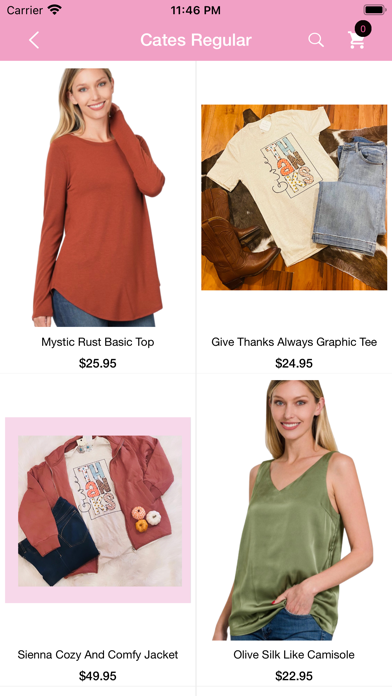 Cates Closet Boutique Screenshot