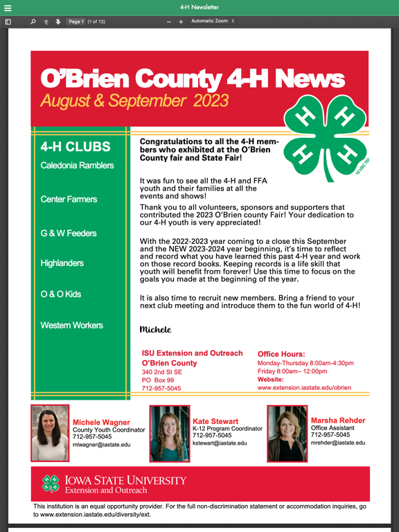 Screenshot #5 pour O'Brien County 4H