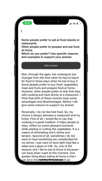 IELTS Writing - AT & GT Screenshot